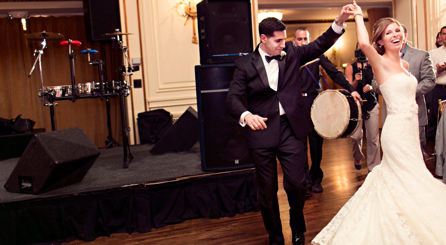 First Wedding Dance Between Bride and Groom